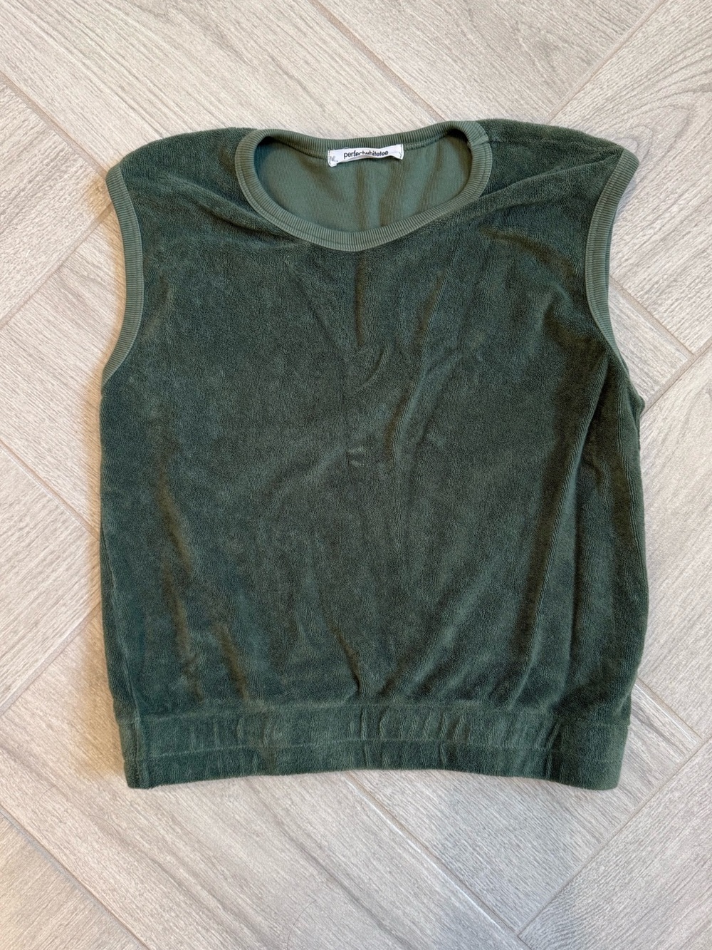 Perfectwhitetee Terry Muscle Tank